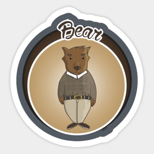 Bear Sticker